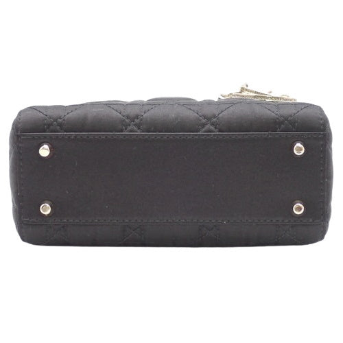 Lady Dior Mini 2-Way Shoulder Bag, Shoulder Bag, Crossbody Bag, LADY DIOR Satin