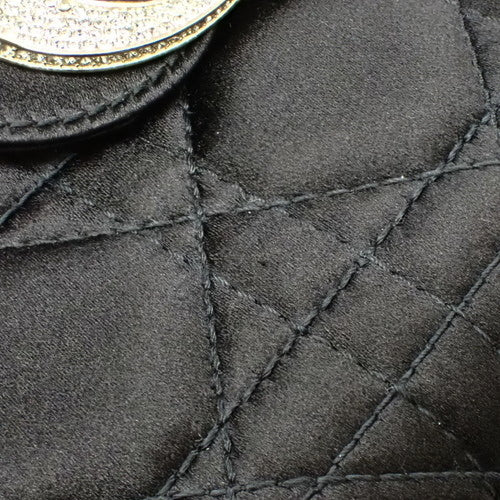 Lady Dior Mini 2-Way Shoulder Bag, Shoulder Bag, Crossbody Bag, LADY DIOR Satin
