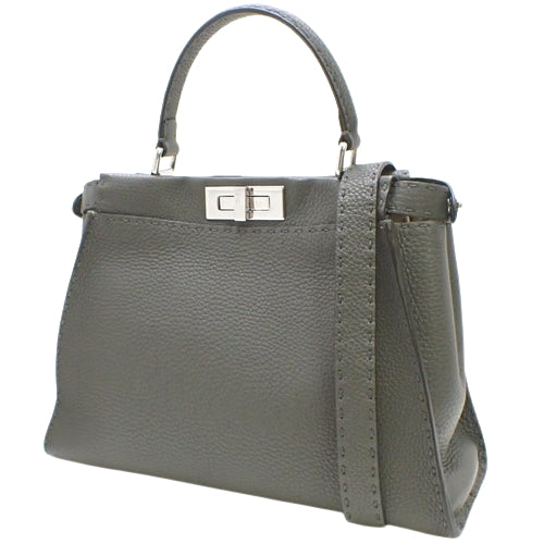 Celine Sella Peepshow Regular Calfskin, Asphalt 8BN290Q0JF0N9A, Shoulder/2-way bag.