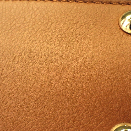 PEEKABOOMINI Peekaboo Mini Calfskin Brown 8BN244 AHJW F1E3K 2WAY Shoulder Bag, Shoulder & Crossbody Bag