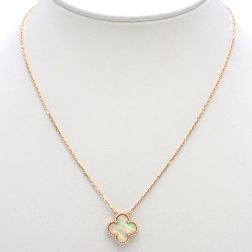 Vintage Alhambra Pendant, Grey Mother-of-Pearl, Pink Gold (K18PG), Jewelry, Grey Mother-of-Pearl
