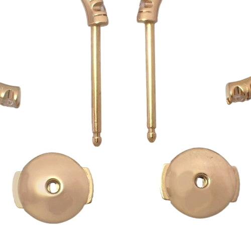 エタンセル ドゥ カルティエ イヤリング ダイヤモンド ピンクゴールド K18PG アクセサリー ジュエリー フープ パヴェ