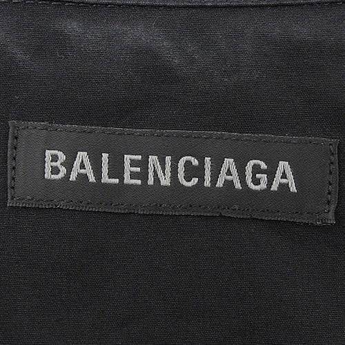 Back logo shirt, apparel, fashion, short sleeve, size 37, cotton