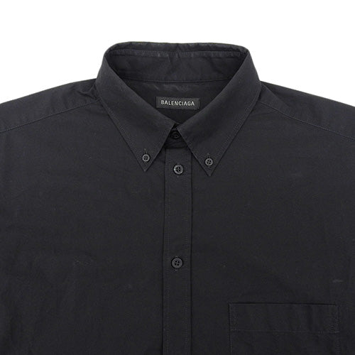 Back logo shirt, apparel, fashion, short sleeve, size 37, cotton