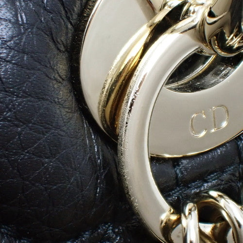カナージュ レディディオール ミディアムバッグ 2WAY ショルダー 肩掛け 斜め掛け LADY DIOR レザー