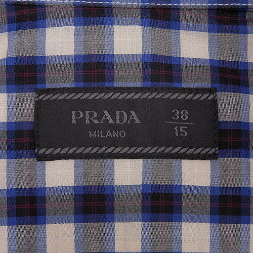 Check Short Sleeve Shirt, Apparel, Fashion, Clothing, Size 38/15, Cotton, UCS137