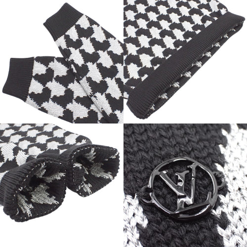 Lurex Jacquard Crew Neck Knit Sweater RM192, Size XS, Wool, Rayon, Polyester