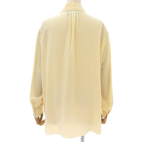 GG ruffled blouse, long sleeves, size 38, silk, 596706