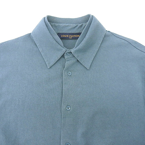 Karakoram Flock Print Jersey Shirt, Size M, Cotton, Short Sleeve, RM222V
