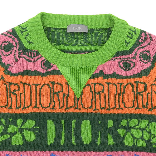 SHAWN STUSSY コラボ ロゴ ニット S クルーネックセーター