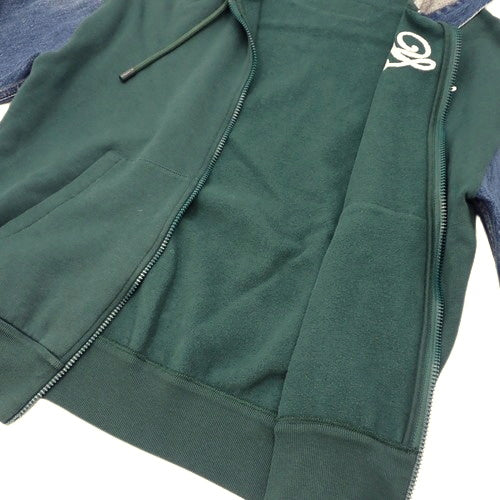 Denim Switch Hoodie XS RM222 Fleece-lined