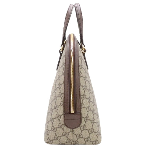 Ophidia GG Medium Top Handle Bag, GG Supreme Canvas, Beige Brown, Green, Red, 524533, 2-way shoulder bag, shoulder bag, crossbody bag, tote bag, Shelli Line.