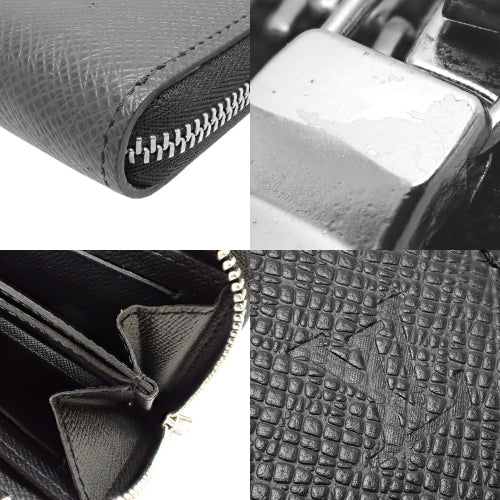 Taiga Zippy Coin Purse, Round Zip Mini Wallet, Card Case, Compact Wallet, Taiga Leather, M30511