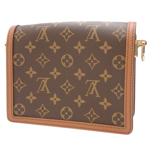 Monogram/Monogram Reverse Dauphine MINI, Monogram canvas, Monogram Reverse canvas, Brown, Camel, M45959 (currently in production as of January 2025), shoulder bag, crossbody bag, clutch.