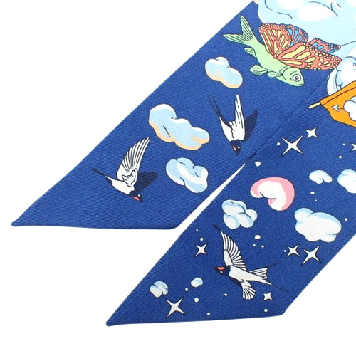 SUR MON NUAGE 私の雲 ツイリー シルク ファッション小物 アパレル バッグ小物 動物