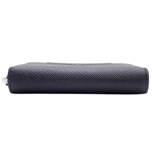 コインパース サフィアーノレザー SAFFIANO EMBOSS NERO ネロ 2MM003 ラウンドファスナー ジップアラウンド トライアングルロゴ カードケース