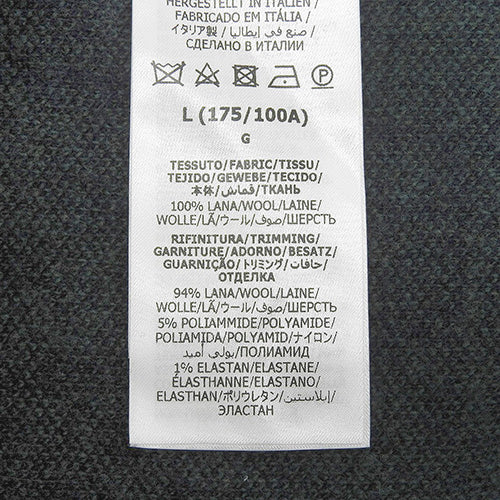 GG pattern V-neck knit L logo all-over print