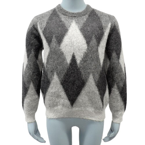 Argyle knit small sweater