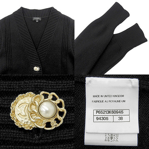 Coco Button Knit Cardigan Size 38 P65