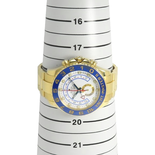 116688 Yacht-Master II, K18 Yellow Gold (YG), Random Serial Number, Automatic, White Dial