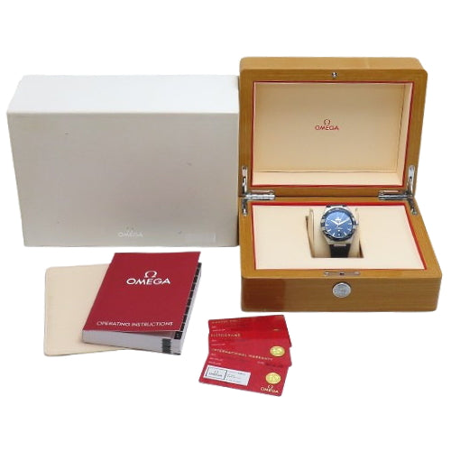 【保証書付】 131.33.41.21.03.001 コンステレーション コーアクシャル マスター クロノメーター SS/ラバー 自動巻き ネイビー