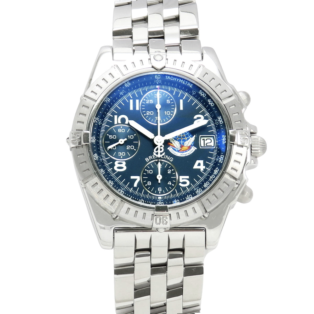 A140CBIPAS Chronomat Blue Impulse Stainless Steel SS Automatic Blue