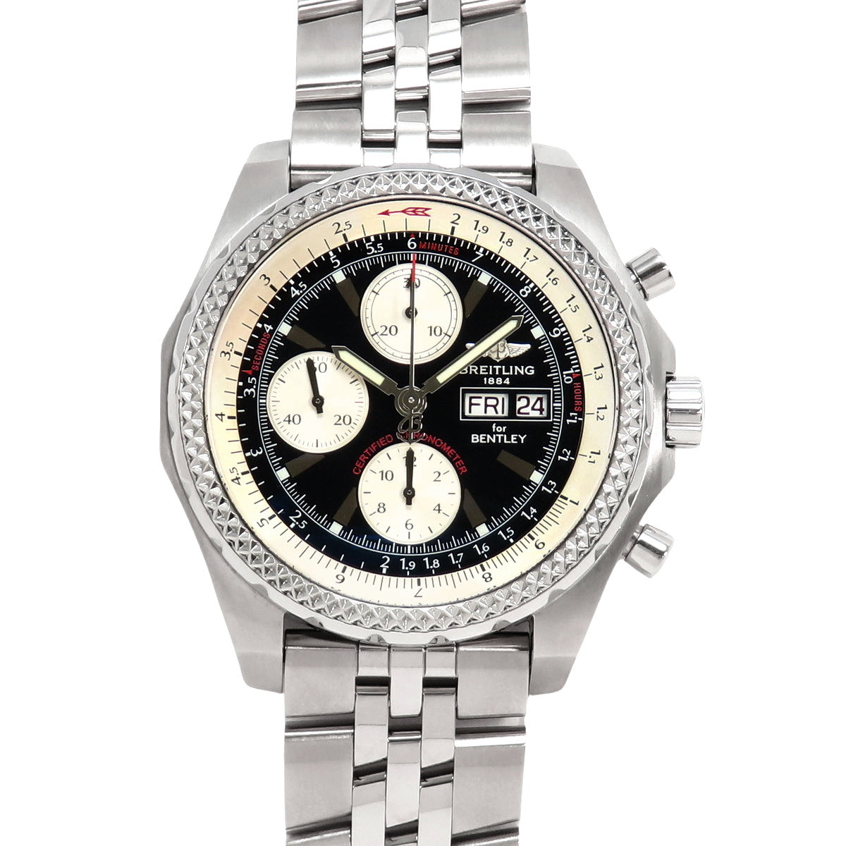 A13363 ベントレー GT レーシング SS ステンレス 自動巻き ブラック