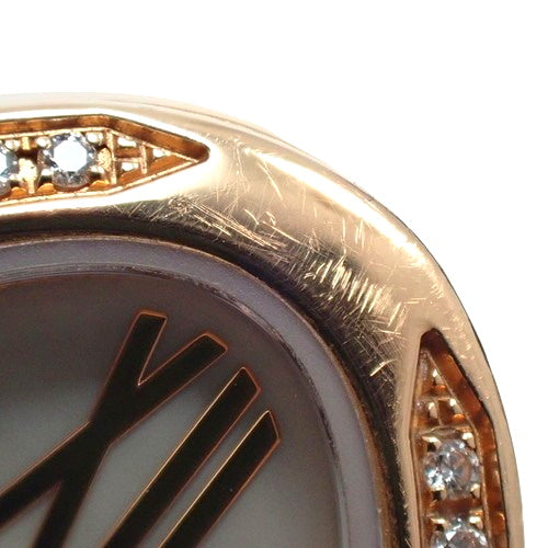 【保証書付】 SPP27WPGDL.102727 セルペンティ ダブルスパイラル PG/レザー クオーツ ホワイト ダイヤベゼル