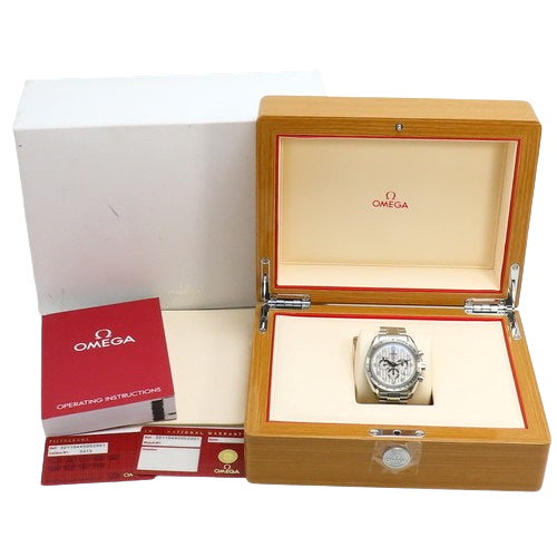 321.10.44.50.02.001 Speedmaster Broad Arrow SS Stainless Steel Automatic Silver