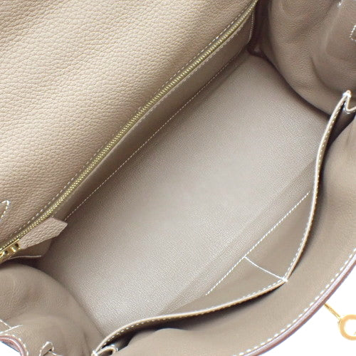 Kelly 28 (inner stitching) Togo Etoupe/Etoupe B stamp