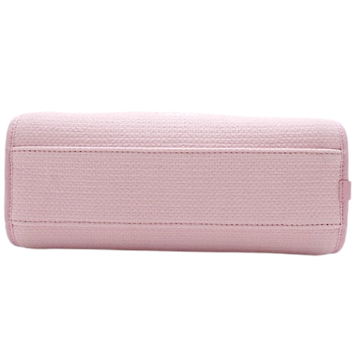 D'Ville Bowling Bag, Canvas & Leather, Pink, A92749, 2-Way Shoulder Bag/Handbag