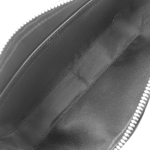Medium Messenger Bag, Canvas, Black, 197202EKF.38SI, Shoulder Bag, Crossbody, Logo