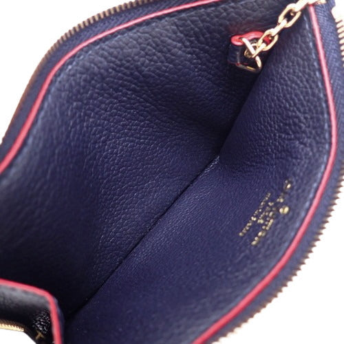 Monogram Empreinte Porte Carte Recto Verso Small Wallet/Card Case in Marine Rouge (M69420)