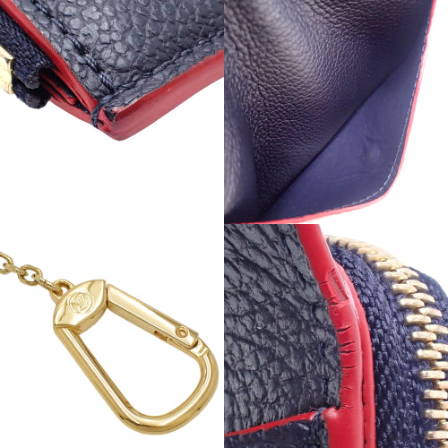 Monogram Empreinte Porte Carte Recto Verso Small Wallet/Card Case in Marine Rouge (M69420)