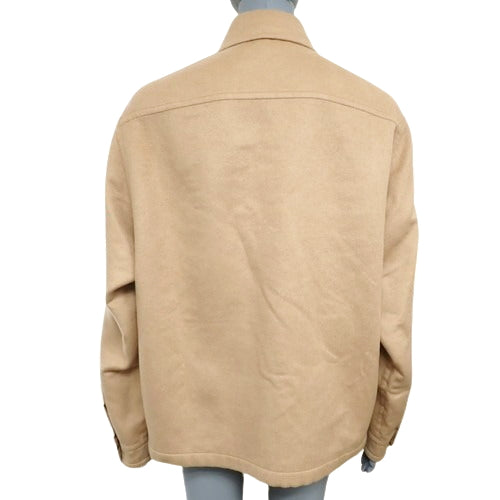 ダブルフェイスウールブレンドオーバーシャツ L RM241Q モノグラム