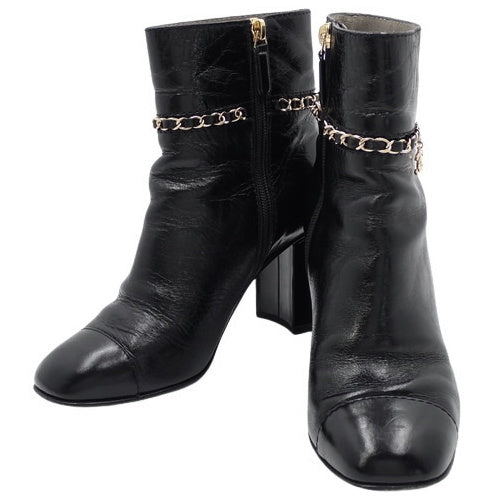 19A Chain Ankle Short Boots 38