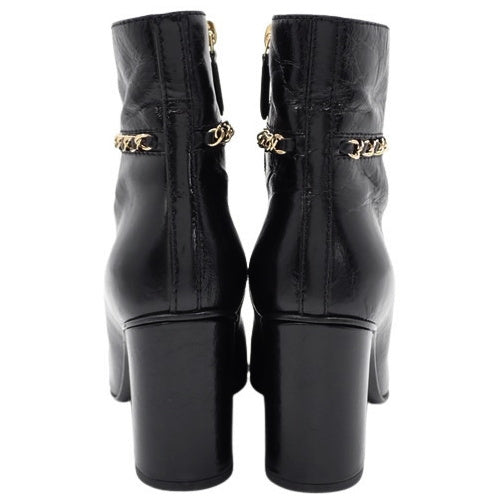 19A Chain Ankle Short Boots 38