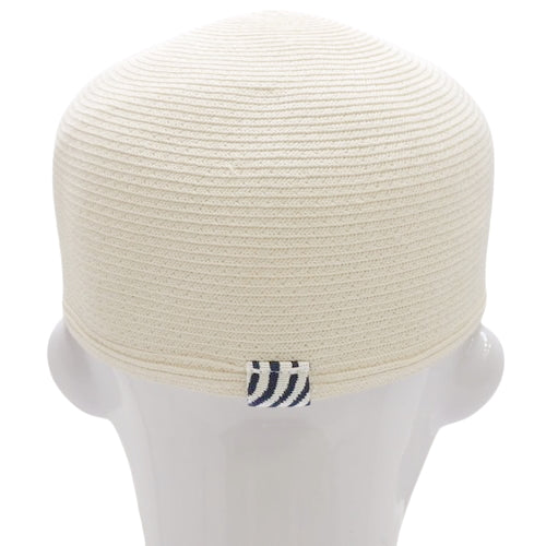 Emma Cap/Casket, Apparel, Fashion Accessory, Suede Button, Size 57, Paper, Polyester