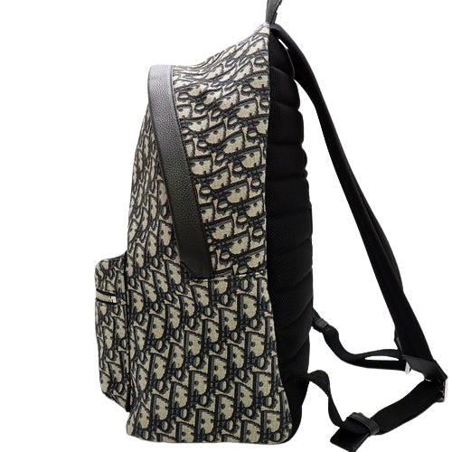 Dior Oblique Jacquard Rider Backpack in Cotton Calfskin Technical Fabric, 1VOBA088YKY_H28E (Current as of December 2024)