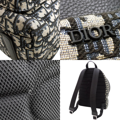Dior Oblique Jacquard Rider Backpack in Cotton Calfskin Technical Fabric, 1VOBA088YKY_H28E (Current as of December 2024)