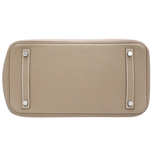 バーキン 30 トゴ パラジウム金具 エトープ/エトゥープ シルバー金具 ▢R刻印