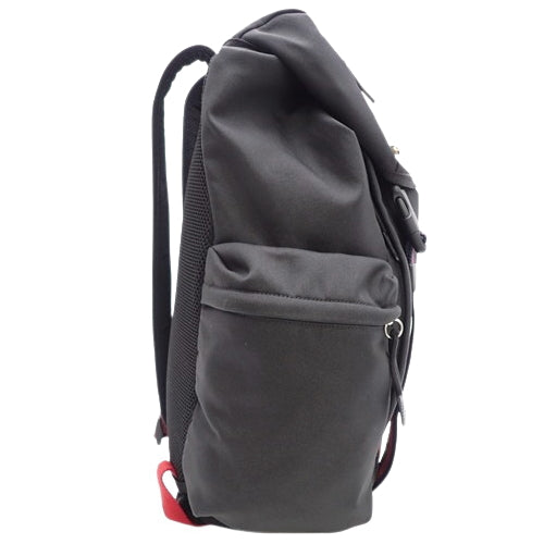 Webline Tiger Head Backpack, Sherry Line Leather and Techno Canvas, 429037