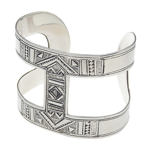 Tuareg Bangle PM Silver SV925 Accessory Jewelry H Motif