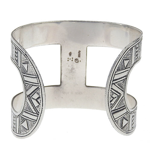 Tuareg Bangle PM Silver SV925 Accessory Jewelry H Motif