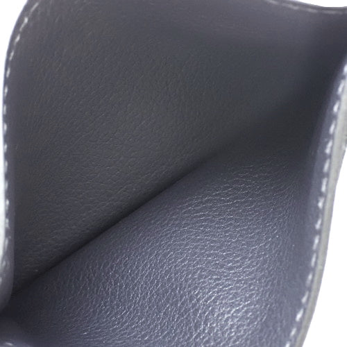 Citizen Twill Card Holder, Evercolor, Blue Nuit, with B marking.