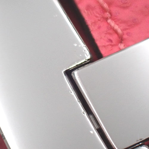 Constance Compact, Epsom calfskin leather, palladium hardware, Rose Azalea color, silver hardware, Z stamp.