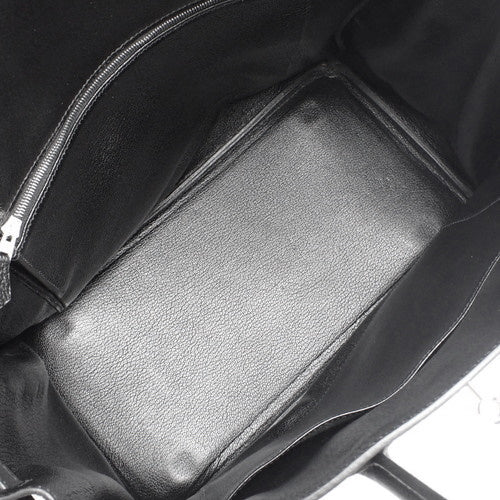 バーキン 35 トゴ パラジウム金具 ブラック シルバー金具 □H刻印