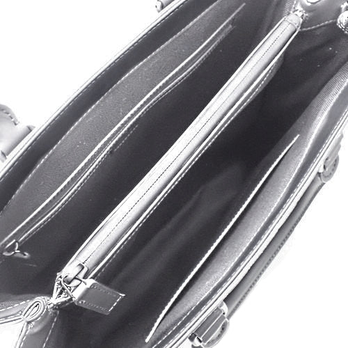 Double G 2-Way Bag, Rubber Effect Leather, Black, 771238. Can be carried as a shoulder bag or crossbody bag.