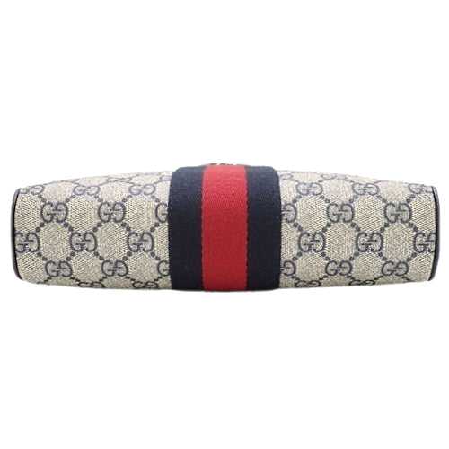 GG Supreme Ophidia GG Small Messenger Bag, Shoulder/Crossbody, GG Supreme Canvas, Beige/Blue, Item No. 547926 96IWN 4076 (Current as of December 2024)