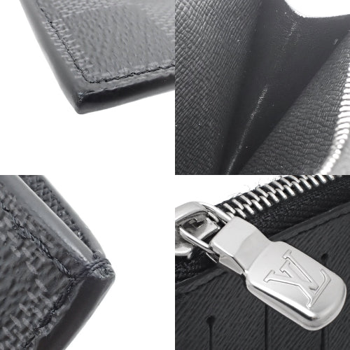 Damier Graphite Coin Card Holder, Card Case, Coin Purse, Small Item, Damier Graphite Canvas N64038 (Current as of December 2024)